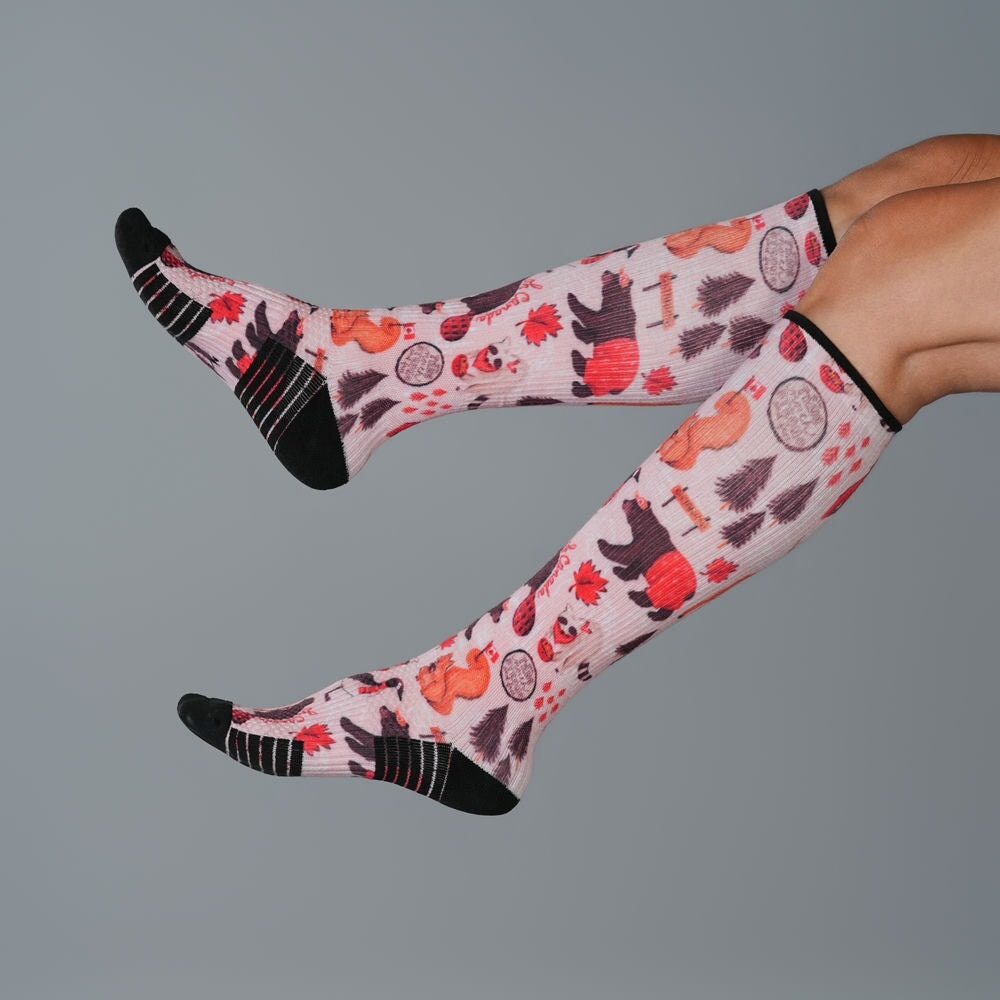Canadian Critters Compression Socks