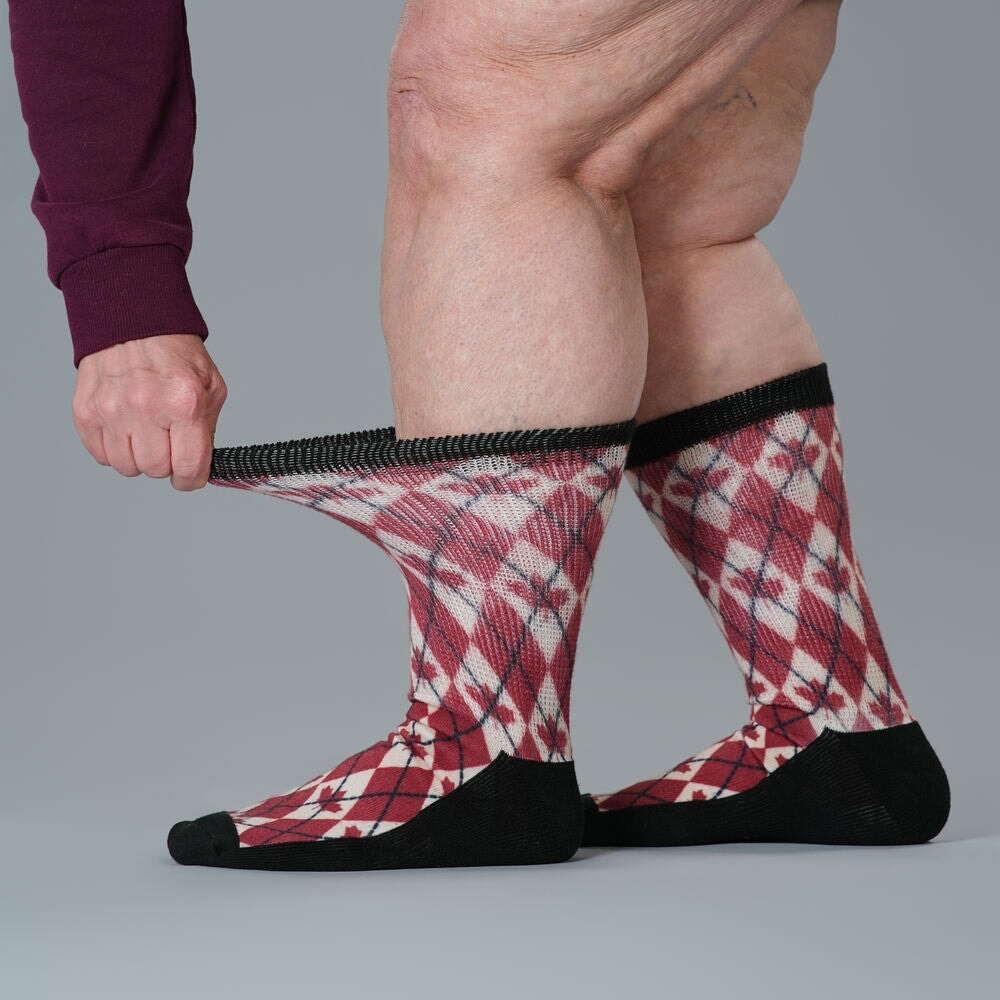 Canadian Argyle EasyStretch™ Socks