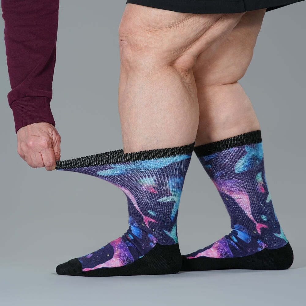 Ocean of Stars EasyStretch™ Socks