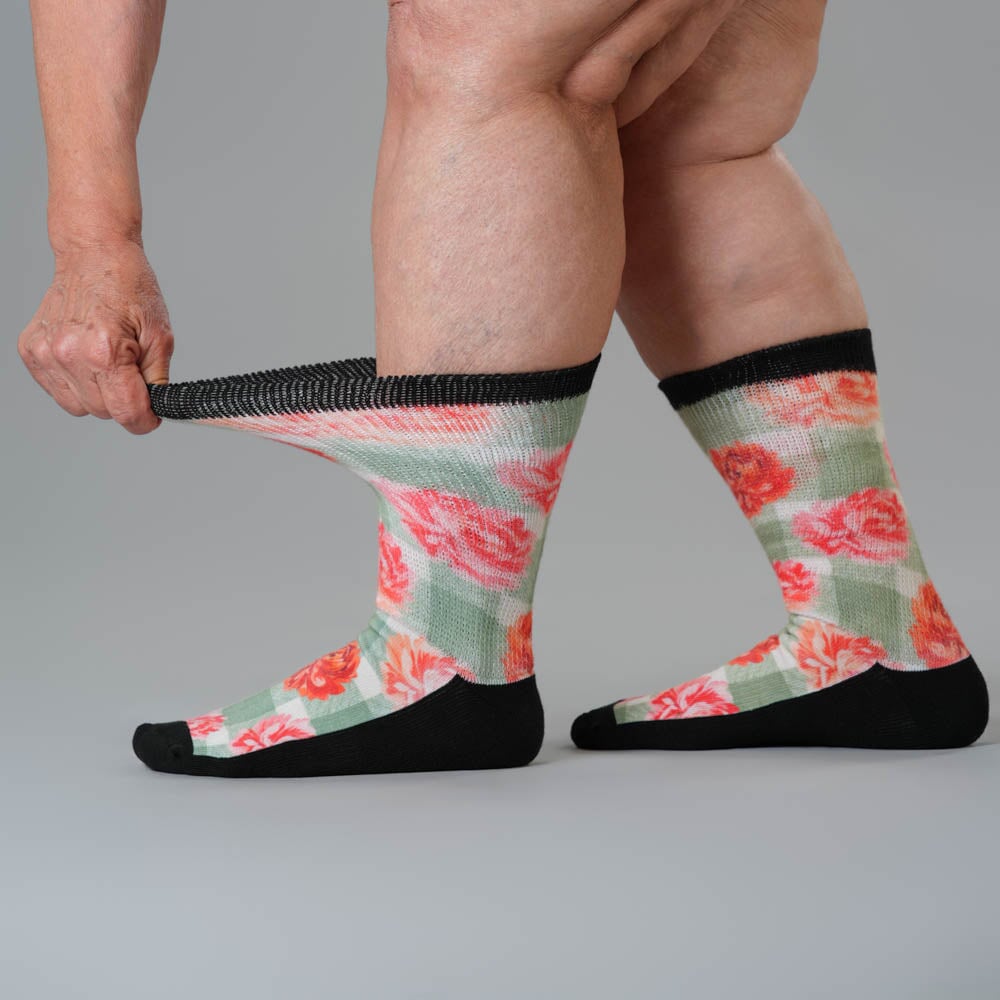 Peony Blooms EasyStretch™ Socks