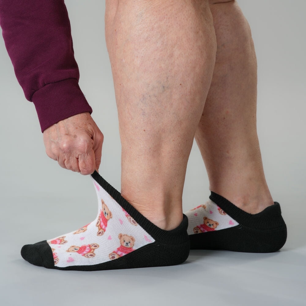 Sweetheart Bear Ankle Socks