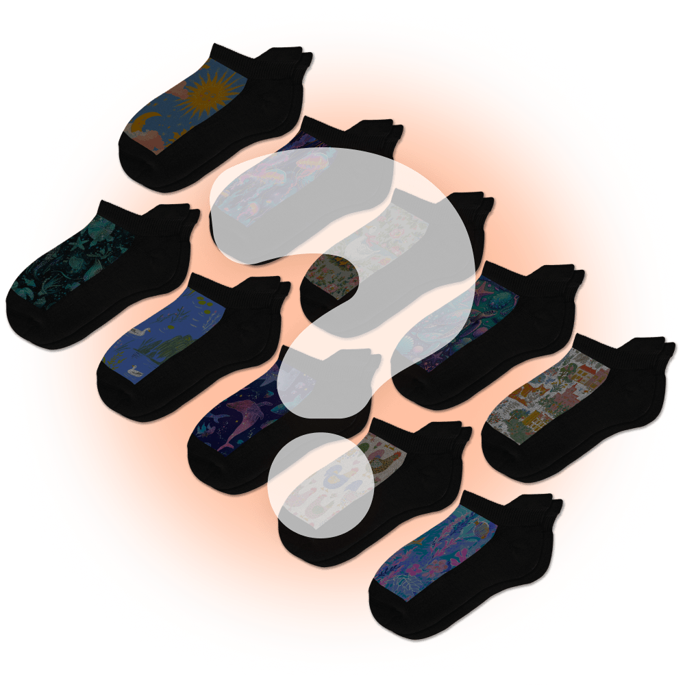 Mystery Ankle Socks Bundle 10-Pack