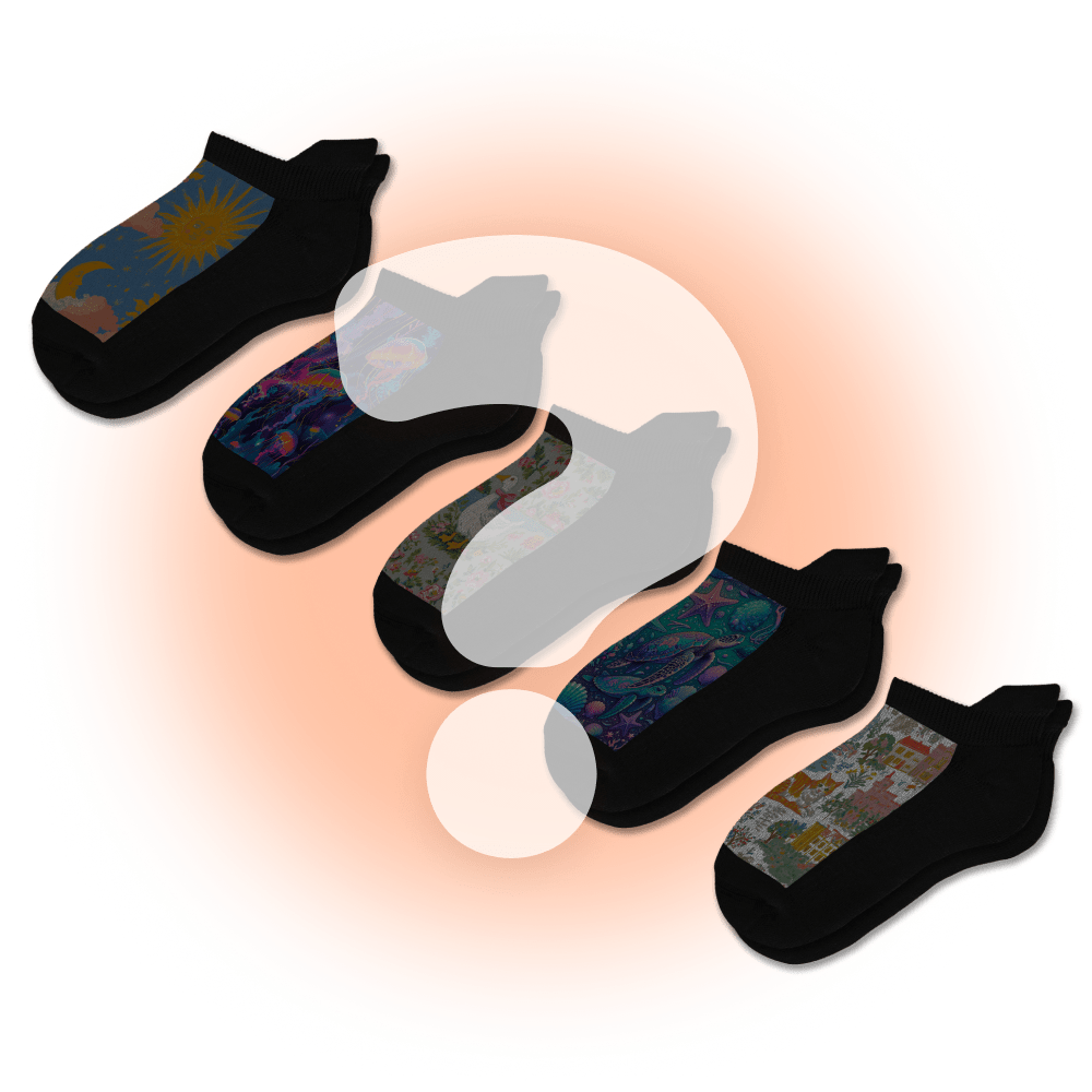Mystery Ankle Socks Bundle 5-Pack