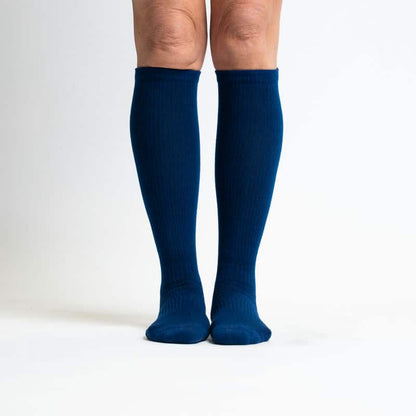 Navy Blue Compression Socks Bundle 5-Pack
