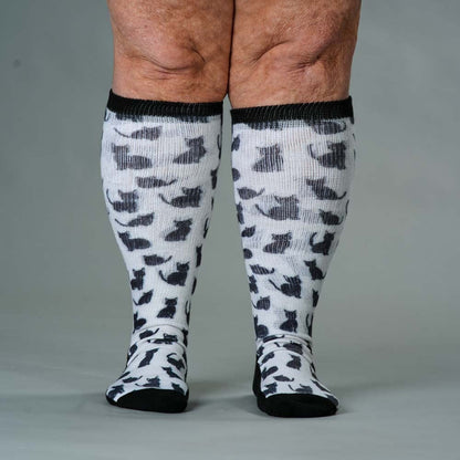 Cozy Cats EasyStretch™ Socks 5-Pack Bundle