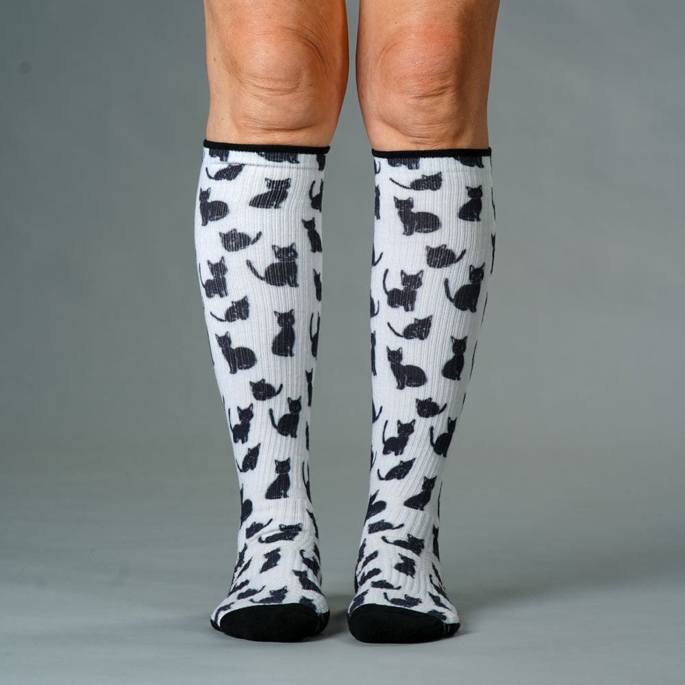 Cozy Cats Compression Socks 5-Pack Bundle