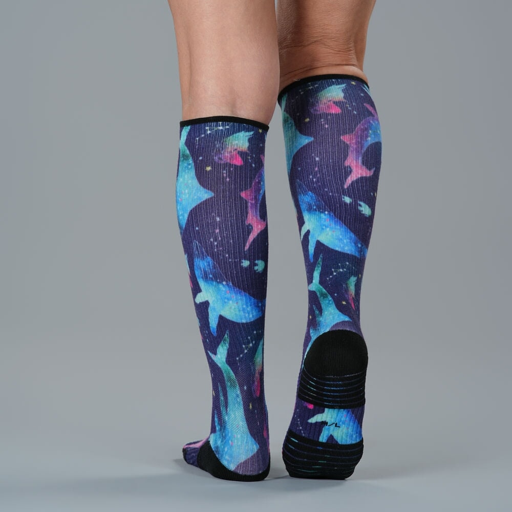 Ocean of Stars Compression Socks