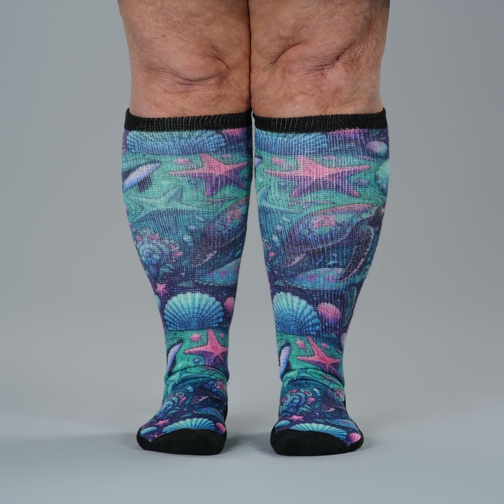 Iridescent Sealife EasyStretch™ Socks
