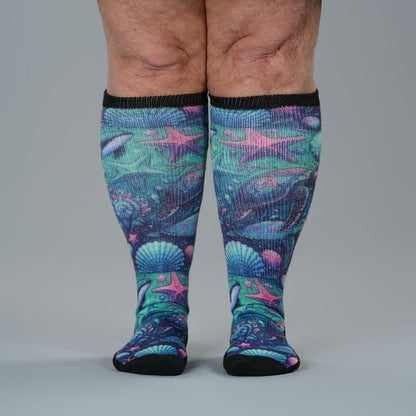 Iridescent Sealife EasyStretch™ Socks
