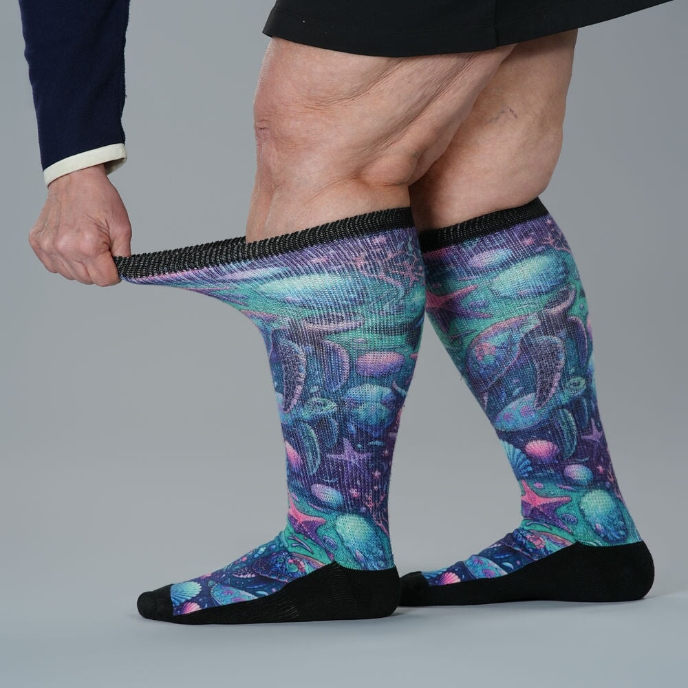 Iridescent Sealife EasyStretch™ Socks