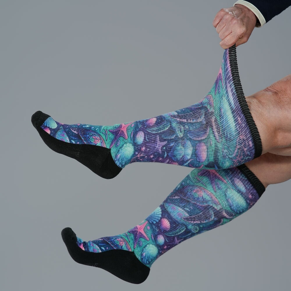 Iridescent Sealife EasyStretch™ Socks