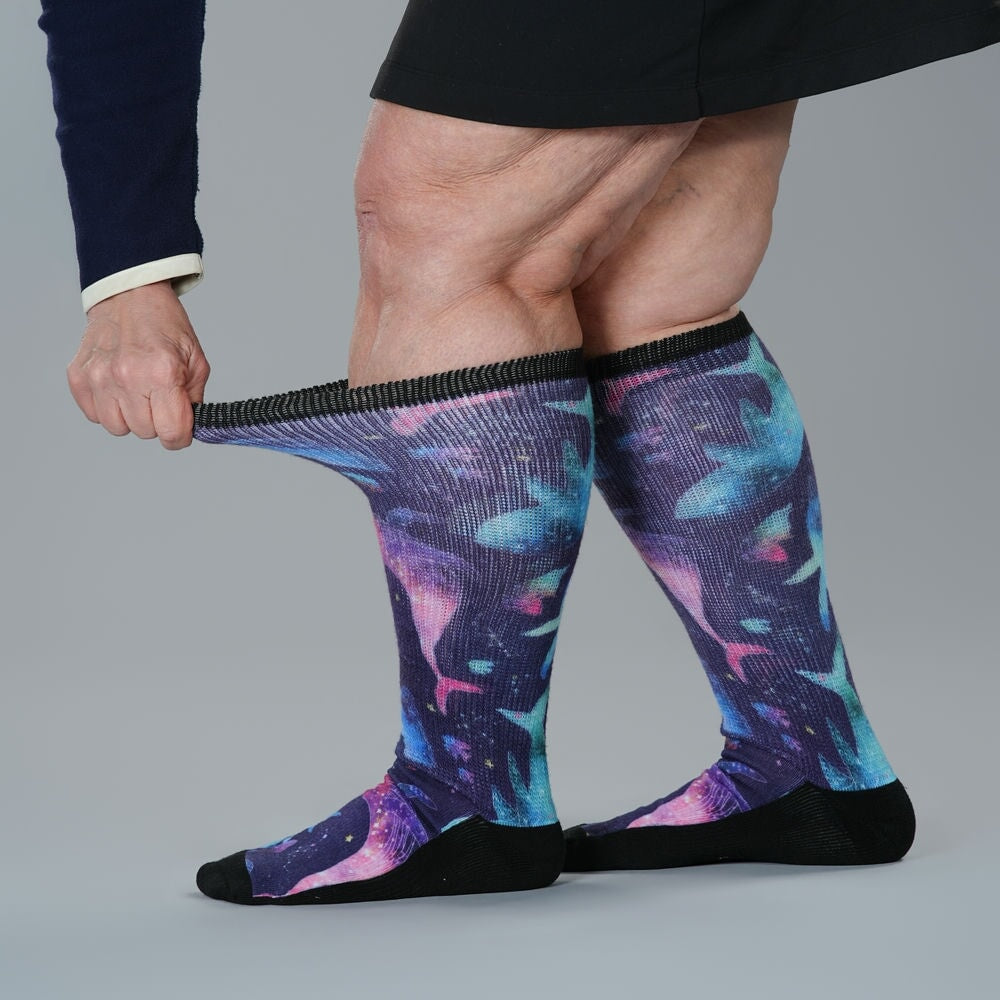 Ocean of Stars EasyStretch™ Socks
