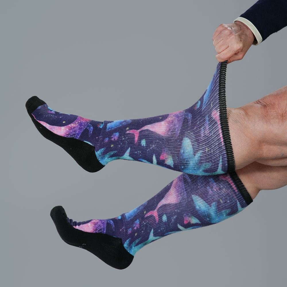 Ocean of Stars EasyStretch™ Socks