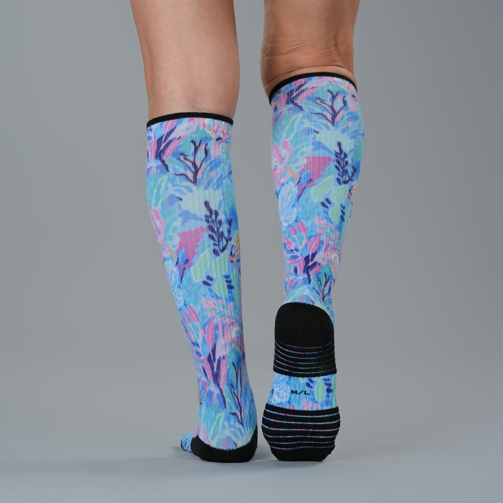 Pastel Reef Compression Socks