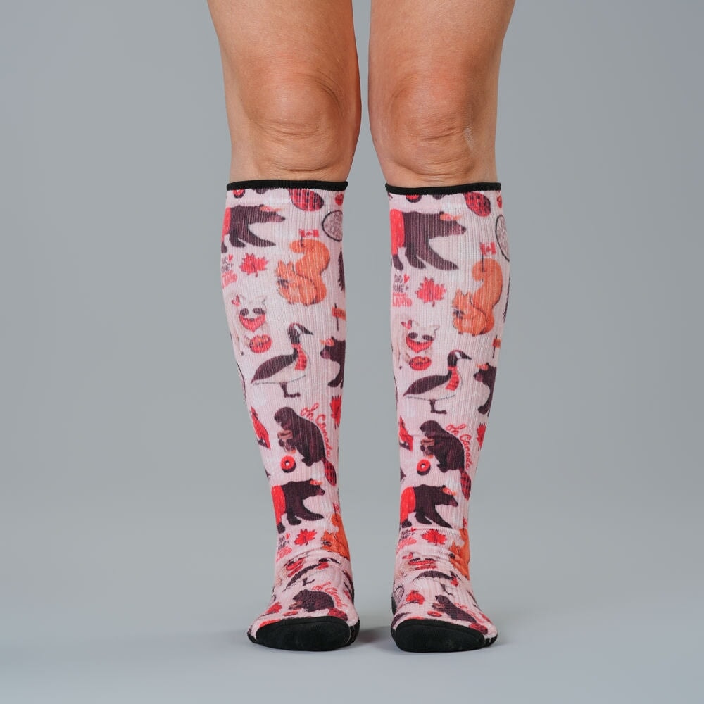 Canadian Critters Compression Socks