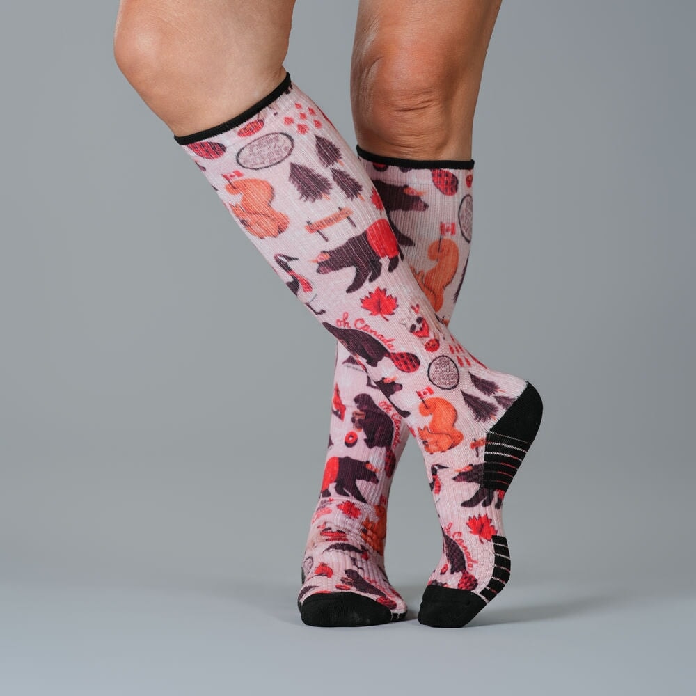Canadian Critters Compression Socks