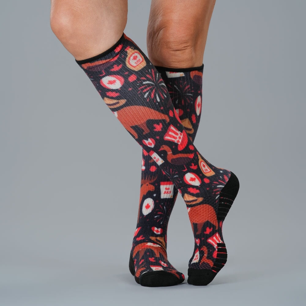 Oh! Canada Compression Socks