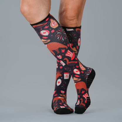 Oh! Canada Compression Socks