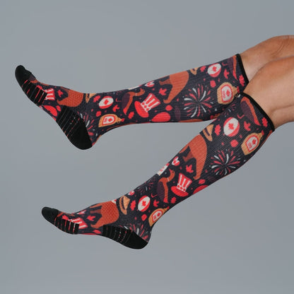 Oh! Canada Compression Socks