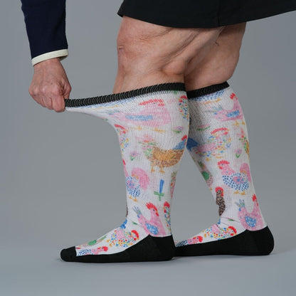Rooster Razzle EasyStretch™ Socks