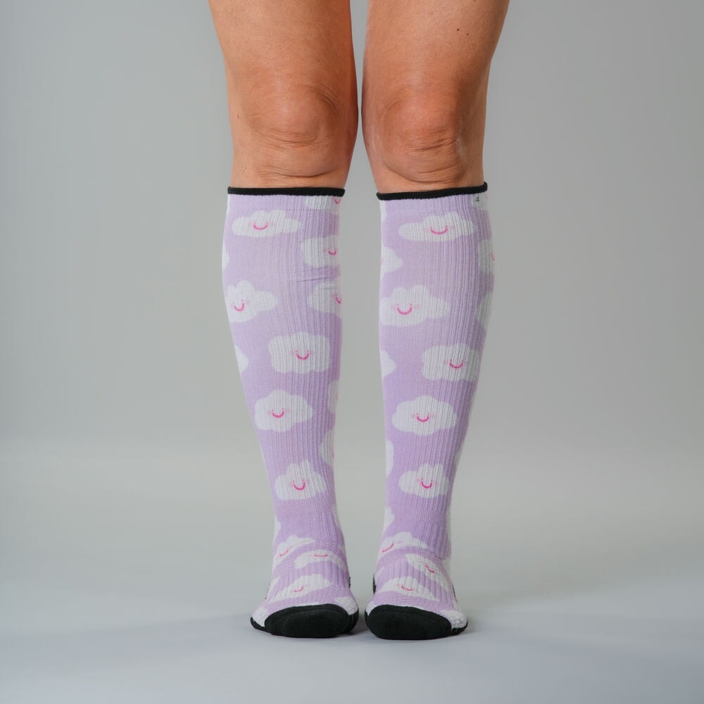 Happy Clouds Compression Socks