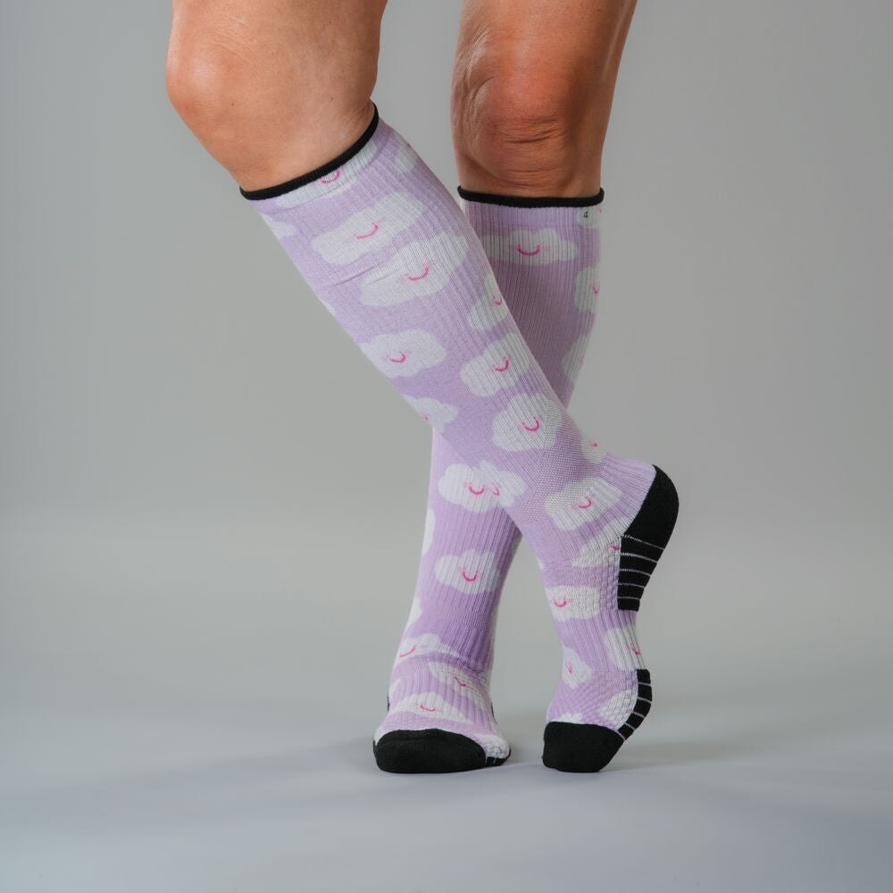 Happy Clouds Compression Socks