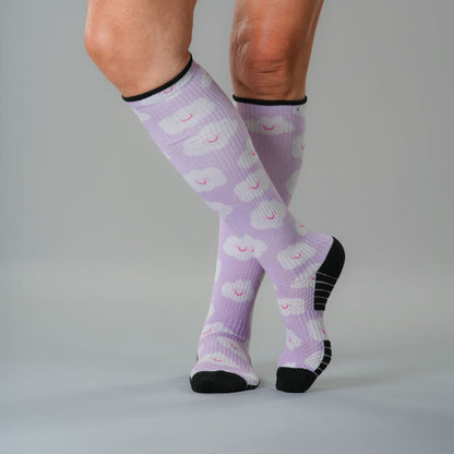 Happy Clouds Compression Socks