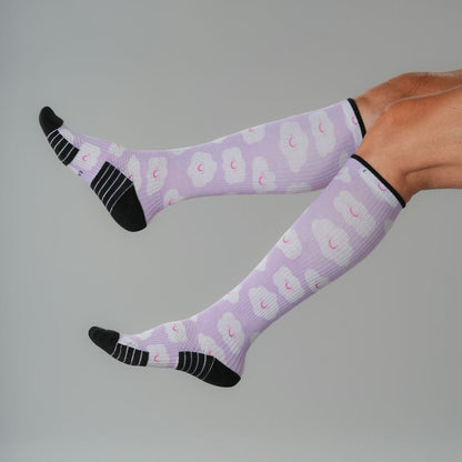 Happy Clouds Compression Socks