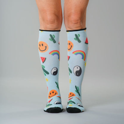 Peace Compression Socks