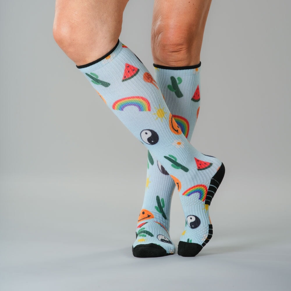 Peace Compression Socks