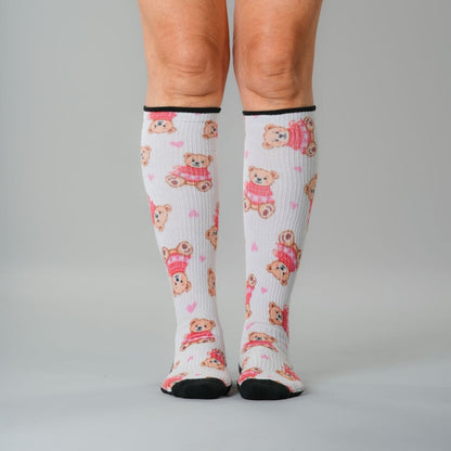 Sweetheart Bear Compression Socks
