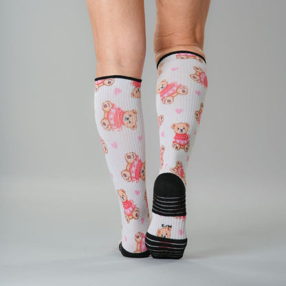 Sweetheart Bear Compression Socks