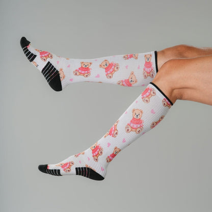 Sweetheart Bear Compression Socks