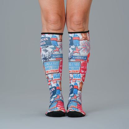 Classic Americana Compression Socks