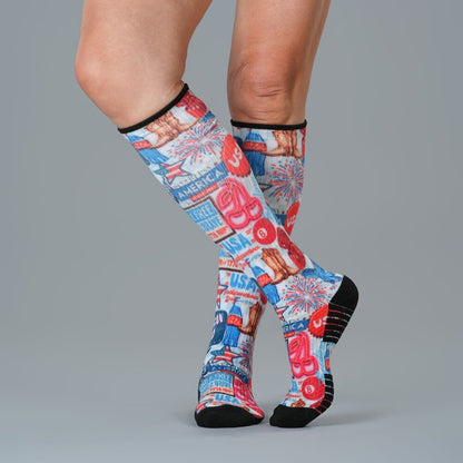 Classic Americana Compression Socks