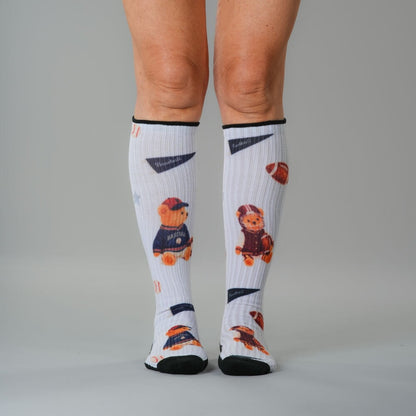Touchdown Teddy Compression Socks