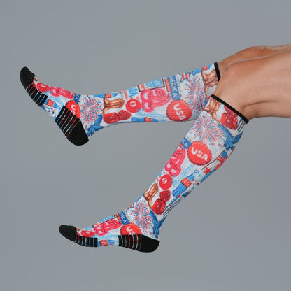 Classic Americana Compression Socks