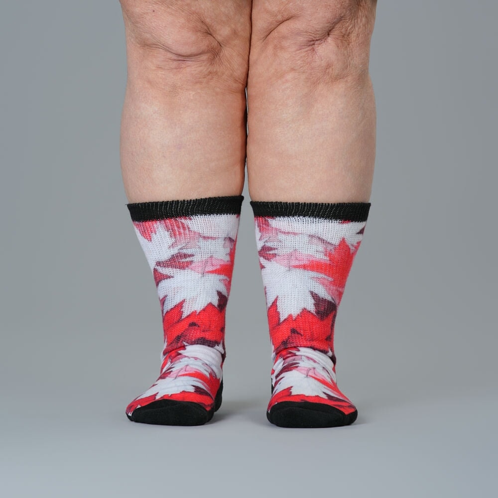 Maple Leaves EasyStretch™ Socks