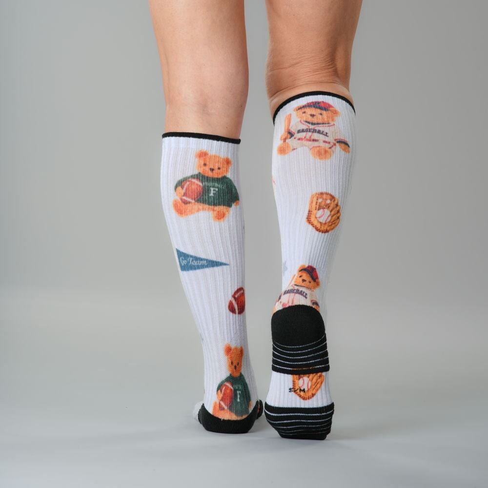 Baseball Bears Compression Socks