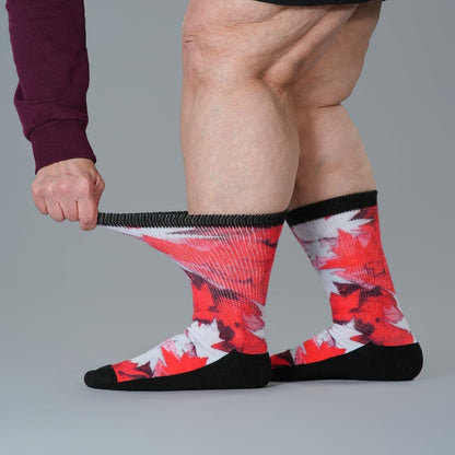 Maple Leaves EasyStretch™ Socks