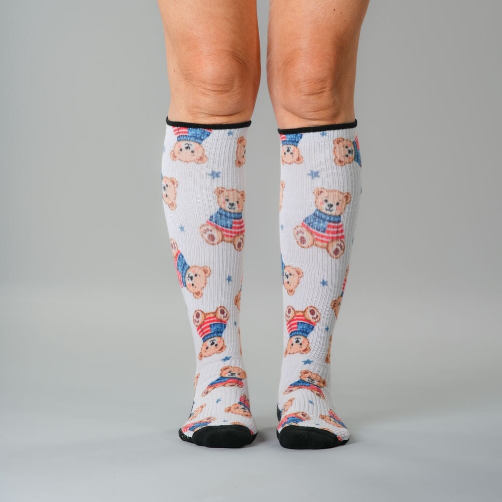Freedom Bears Compression Socks