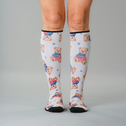 Teddy Bears Compression Socks 5-Pack Bundle