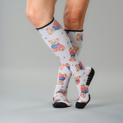 Freedom Bears Compression Socks