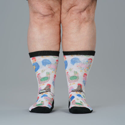 Rooster Razzle EasyStretch™ Socks