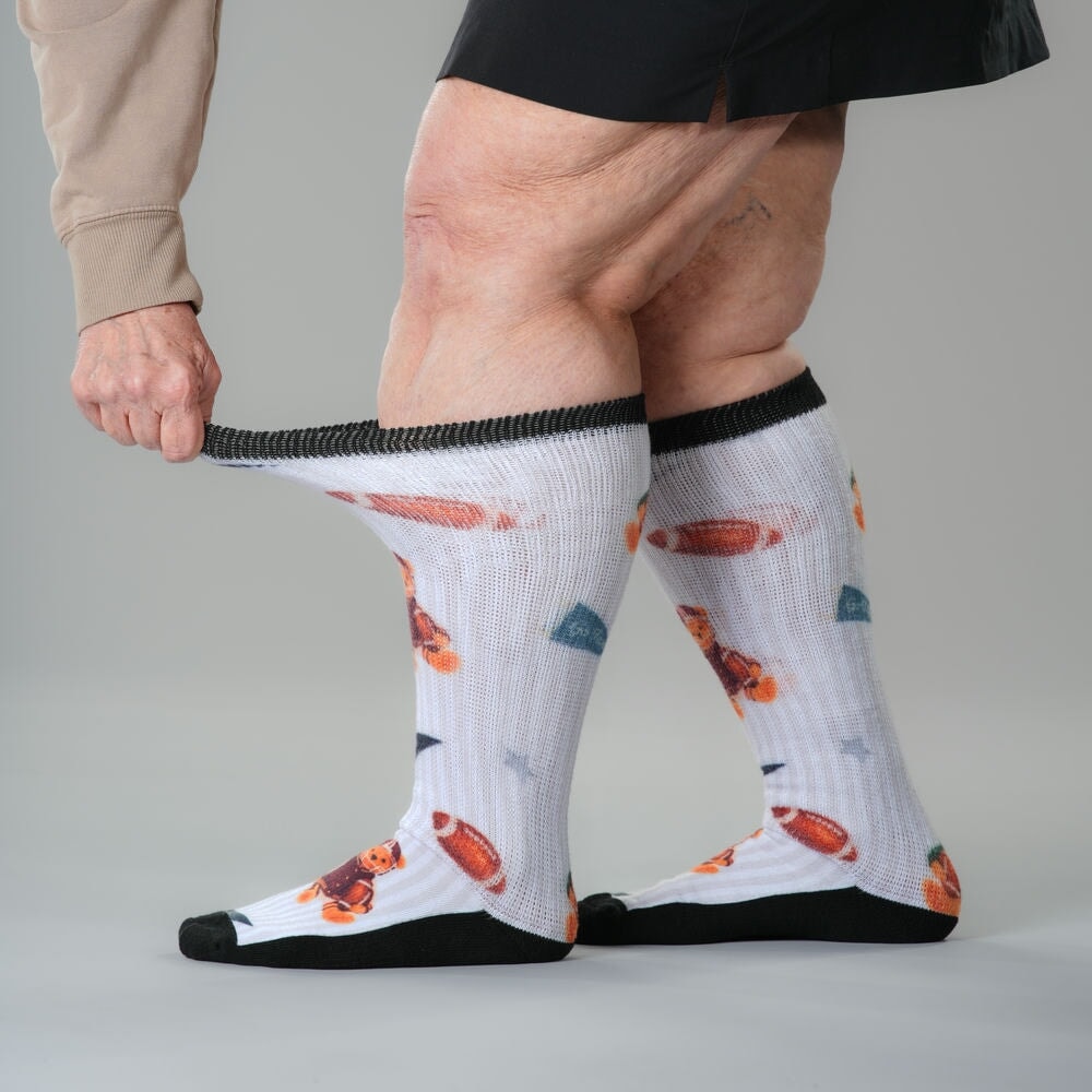 Touchdown Teddy EasyStretch™ Socks