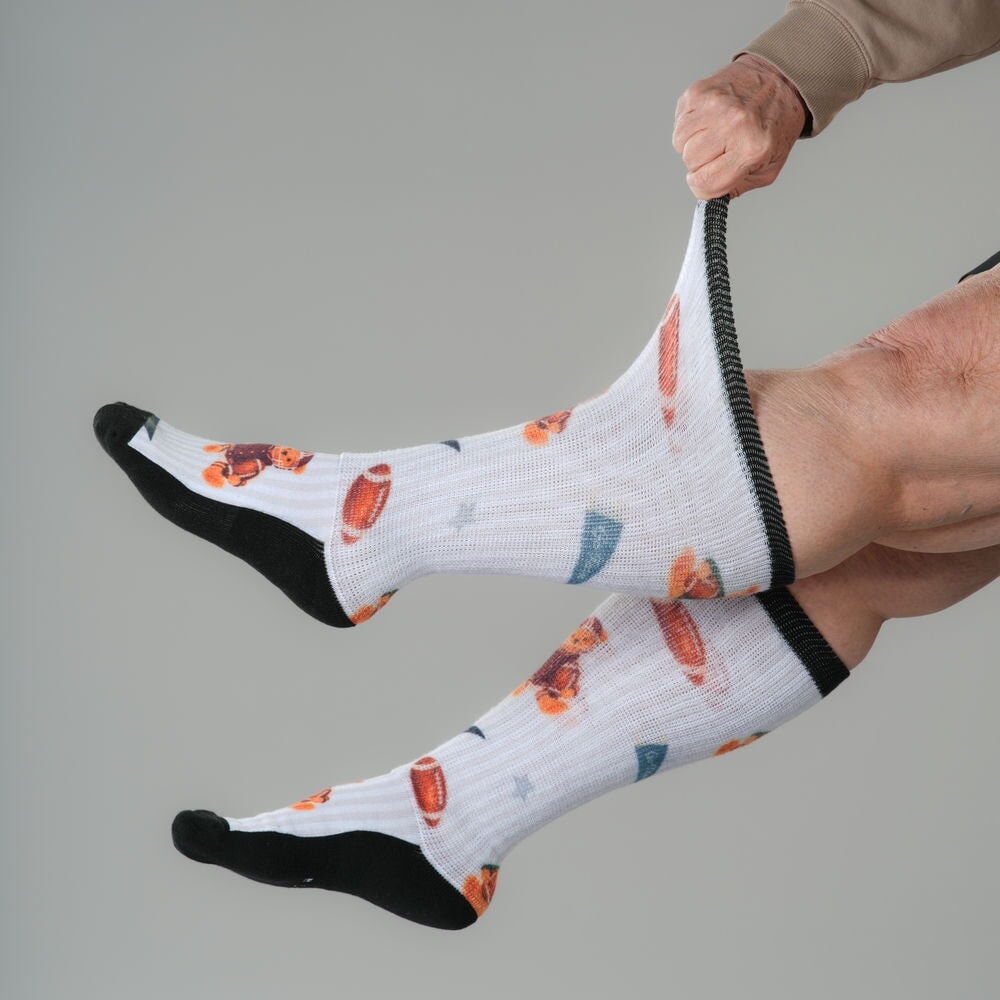 Touchdown Teddy EasyStretch™ Socks