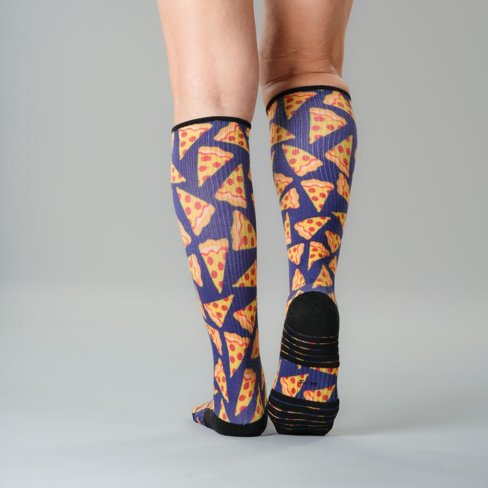 Pizza Party Compression Socks