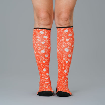 Citrus Meadow Compression Socks