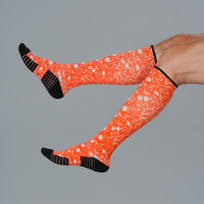 Citrus Meadow Compression Socks