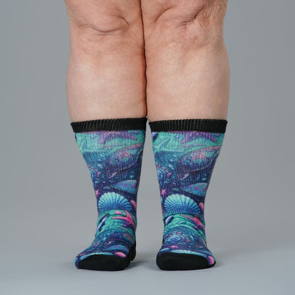 Iridescent Sealife EasyStretch™ Socks
